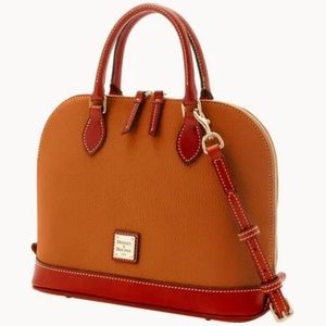Dooney and Bourke Pebble Grain Zip Zip Satchel